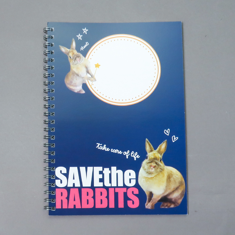 「SAVE THE RABBITS 様」製作のオリジナルノート