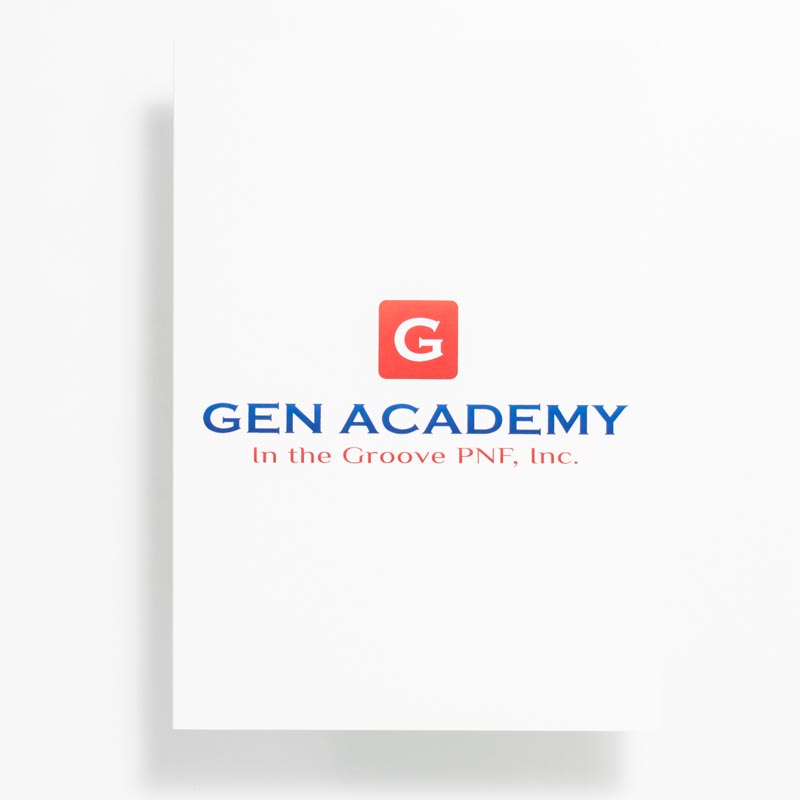 「GEN ACADEMY 様」製作のオリジナルノート