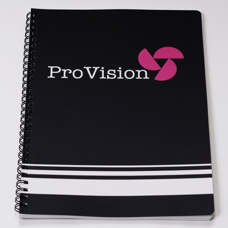 「株式会社ProVision 様」製作のオリジナルノート