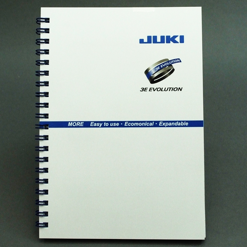 「JUKI株式会社 様」製作のオリジナルノート