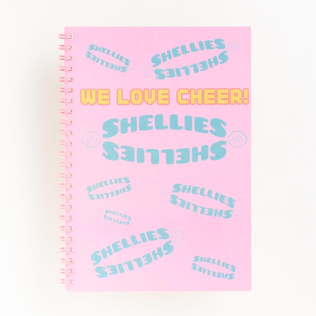 「チアダンスチーム Shellies 様」製作のオリジナルノート