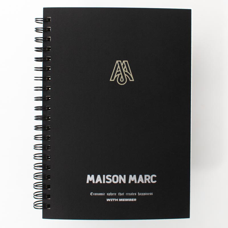 「株式会社MAISON MARC 様」製作のオリジナルノート