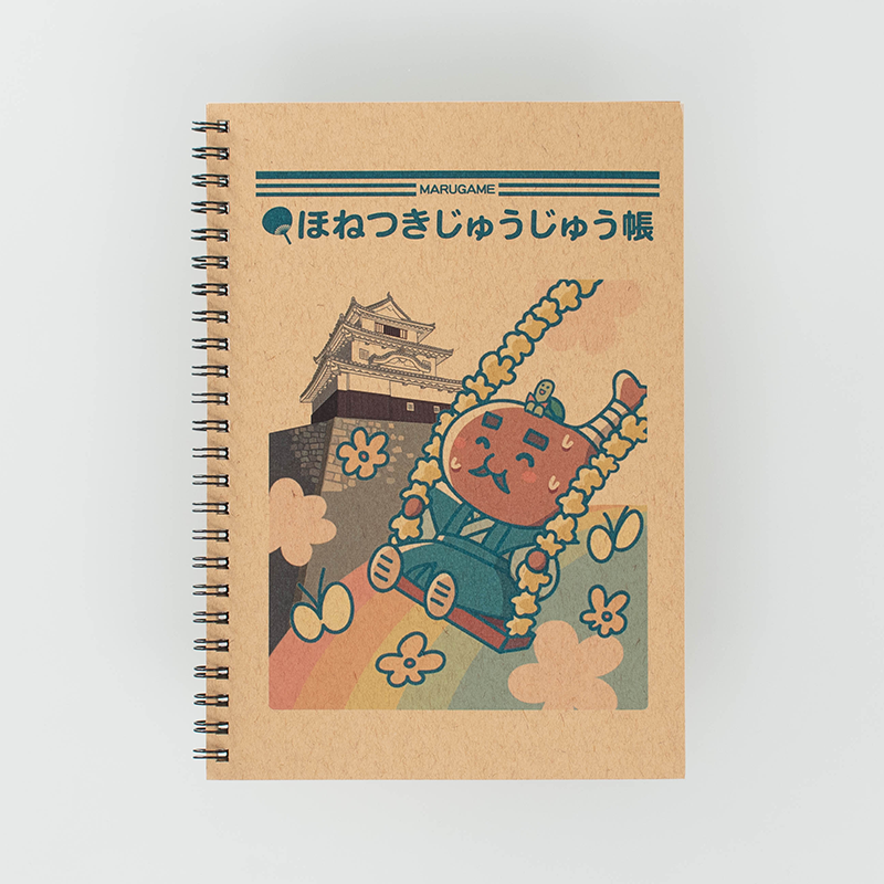 「丸亀市観光協会 様」製作のオリジナルノート