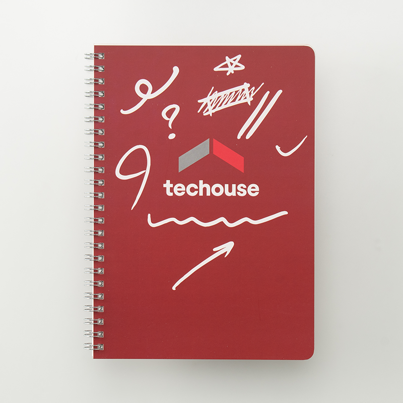 「株式会社Techouse 様」製作のオリジナルノート