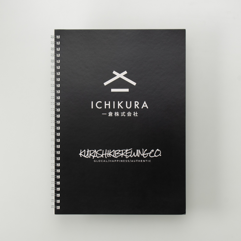 「一倉株式会社 様」製作のオリジナルノート