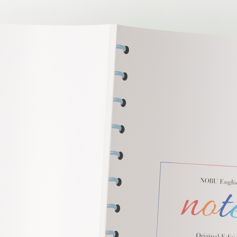 「株式会社NOBU English 様」製作のオリジナルノート ギャラリー写真2