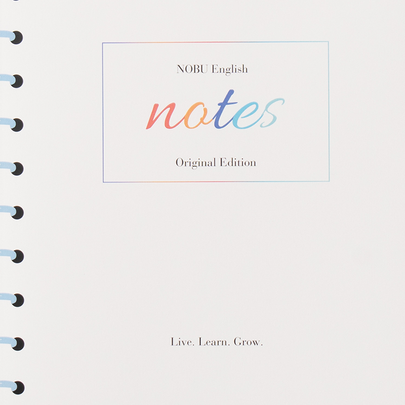 「株式会社NOBU English 様」製作のオリジナルノート ギャラリー写真3