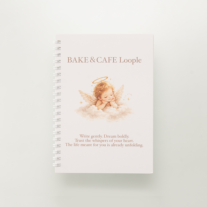 「BAKE＆CAFE Loople 様」製作のオリジナルノート