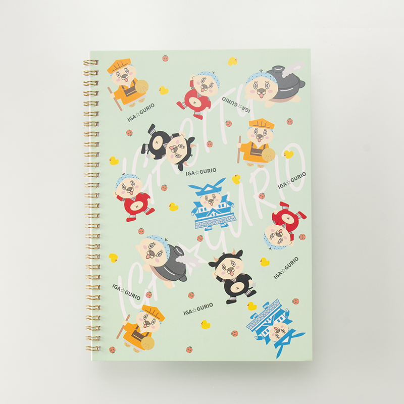 「ぐりっと伊賀 様」製作のオリジナルノート