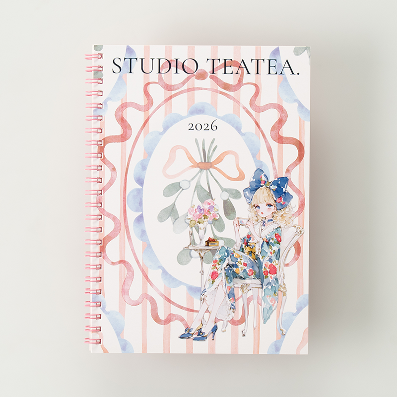 「teatea.collage shop 様」製作のオリジナルノート