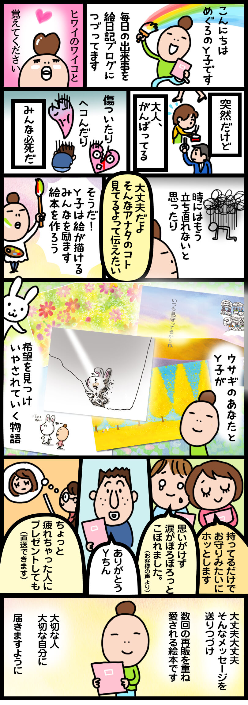 めぐろのY子絵本の紹介漫画